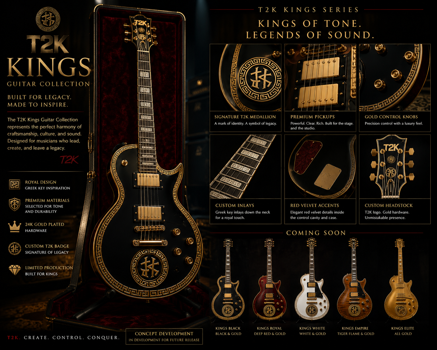 Kings Guitar Collection — legacy electric guitars